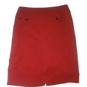 Le Grenier Classic Red Women's Skirt Size 8